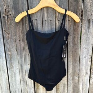 NWT Item M6 Shape Thong Bodysuit Black M
